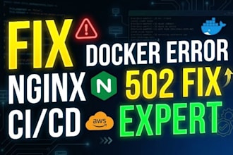 fix your docker, nginx, or github actions deployment issues
