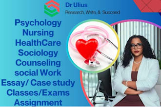 write content on nursing, psychology, sociology, mental health, and counselling