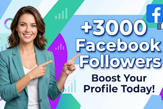 instantly gain 3000 facebook followers fast