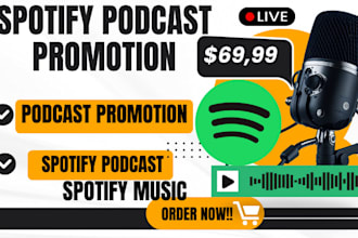 spotify podcast promotion increase visibility podcast marketing, music promotion