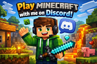 play minecraft with you