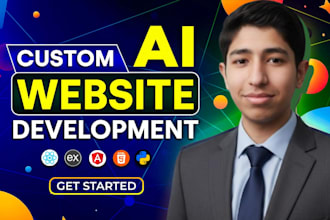 develop ai website, ai chatbot, ai application