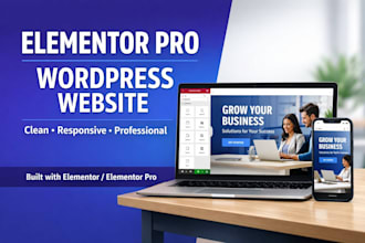 build a wordpress website with elementor or elementor pro