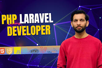 develop full stack laravel developer , saas platforms, mvp