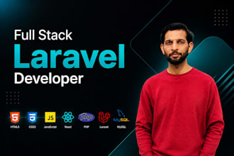 develop full stack laravel web applications, saas platforms, and mvps