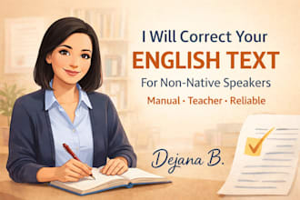 correct english text for non native speakers