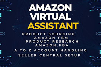 be your amazon virtual assistant for listings and seller support