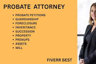 handle probate disputes including beneficiary, trustees, and executor matters