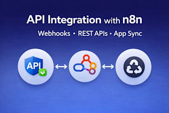 integrate apis using n8n, webhooks, and rest apis