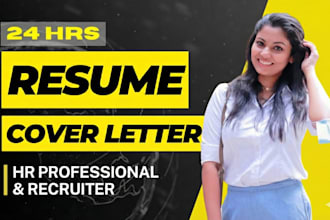write professional resume in 24 hrs