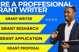 identify grant opportunities and develop high quality grant proposals