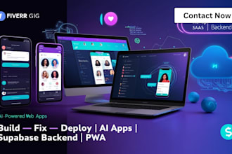 build fix deploy rork ai app with superbase backend lovable v0 tinder dating pwa