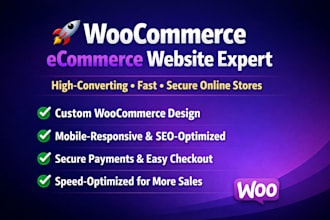 build an ecommerce website webshop or online store with woocommerce