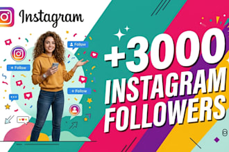 instantly gain 3000 instagram followers fast