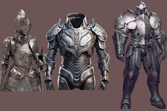 do 3d cosplay creation wearable cosplay knight armor props cosplay custom weapon
