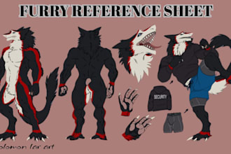 draw fursona character sheet nsfw furry reference sheet anthro fursuit furry pfp