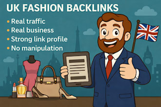 build UK fashion backlink