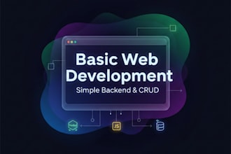build a basic web app with backend functionality
