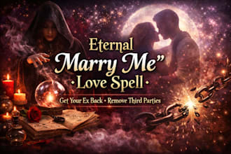 cast fast working eternal marry me love spell, get ex back, remove third parties