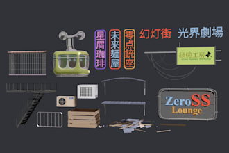 create game ready stylized 3d assets in blender