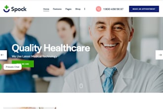 build medical spa website aesthetic botox chiropractor healthcare website