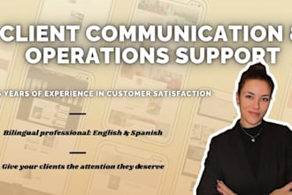 handle your client communication and operations