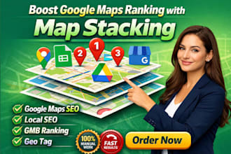 boost your google maps ranking with map stacking and local SEO