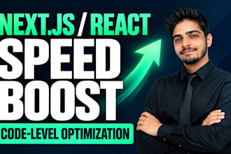 optimize react and nextjs speed and core web vitals