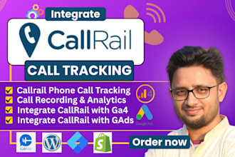 integrate callrail tracking with google ads and ga4 phone call tracking via GTM