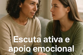 active listening and emotional support through conversation