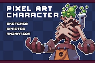 draw and animate your pixelart sprites