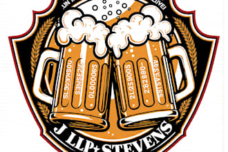 design a unique and professional brewery logo for your brand
