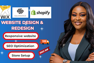wix website redesign squarespace redesign shopify website wix development