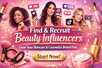 find and recruit the best beauty and skincare influencers for your brand