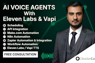 build your ai voice agents with make, n8n, vapi, zapier and elevenlabs