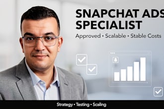setup and manage high converting snapchat ads for lead generation and sales