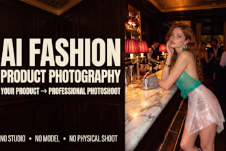 create ai fashion product photography