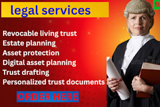 develop a trust, estate planning, revocable, irrevocable
