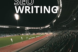 write SEO sports articles for football, tennis and more