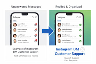 instagram dm support spanish