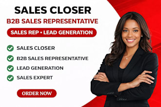 do sales closer sales representative b2b sales lead generation sales expert