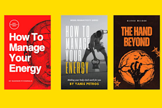 design a custom book cover, KDP book cover, and ebook cover