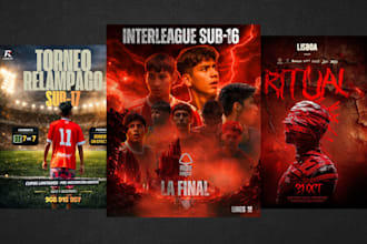 professional sports flyer design for teams and events