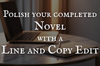 line and copy edit your novel