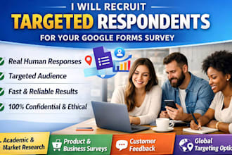 recruit targeted respondents to fill your online survey google forms