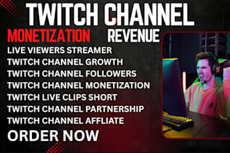 do fast twitch promotion to reach affiliate and partnership and also earn on it