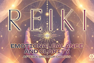 send reiki to support emotional balance and clarity after a break up or loss