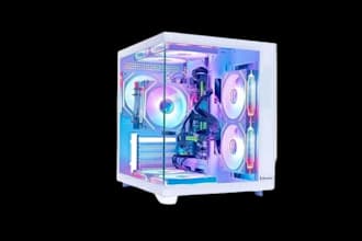create 3d printable esport gaming tower,pc cabinet stl,gaming pc model,mid tower