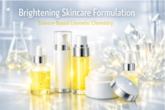 create a professional brightening skincare formulation