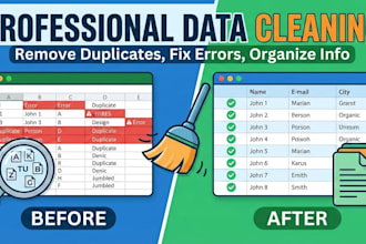 clean your data and prepare it for analysis